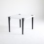 HANAH HOME Sto za dnevnu sobu Halicheron White Black - slika 3