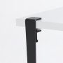 HANAH HOME Sto za dnevnu sobu Halicheron White Black - slika 5