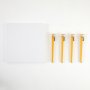HANAH HOME Sto za dnevnu sobu Halicheron White Yellow - slika 4