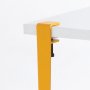 HANAH HOME Sto za dnevnu sobu Halicheron White Yellow - slika 5