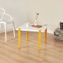 HANAH HOME Sto za dnevnu sobu Halicheron White Yellow - slika 1