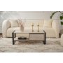 HANAH HOME Sto za dnevnu sobu Haldizen Black Travertine - slika 2