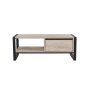 HANAH HOME Sto za dnevnu sobu Haldizen Black Travertine - slika 5