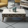 HANAH HOME Sto za dnevnu sobu Line Cream - slika 2