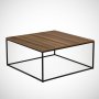 HANAH HOME Sto za dnevnu sobu Poly Walnut - slika 3