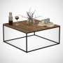 HANAH HOME Sto za dnevnu sobu Poly Walnut - slika 1