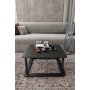 HANAH HOME Sto za dnevnu sobu Hole Square Black - slika 1