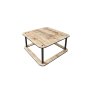 HANAH HOME Sto za dnevnu sobu Hole Square Oak - slika 3