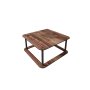 HANAH HOME Sto za dnevnu sobu Hole Square Walnut - slika 3