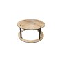 HANAH HOME Sto za dnevnu sobu Hole Round Oak - slika 2