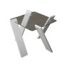 HANAH HOME Sto za dnevnu sobu Roman Mini Shiny White - slika 5