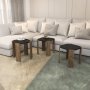 HANAH HOME Sto za dnevnu sobu Lori Anthracite Walnut - slika 2