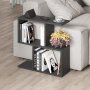 HANAH HOME Pomoćni stočić Homemania Silky Black - slika 1