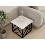HANAH HOME Sto za dnevnu sobu Woda White Metal - slika 2