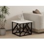 HANAH HOME Sto za dnevnu sobu Woda White Metal - slika 1