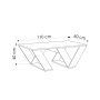 HANAH HOME Sto za dnevnu sobu Pipra Carrara Marble - slika 4