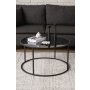 HANAH HOME Sto za dnevnu sobu Startis 80 Black Fume - slika 2