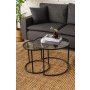 HANAH HOME Sto za dnevnu sobu Tokyo 60 Black Fume - slika 2