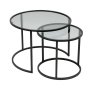 HANAH HOME Sto za dnevnu sobu Tokyo 60 Black Fume - slika 4