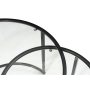 HANAH HOME Sto za dnevnu sobu Belarus 80 Black Transparent - slika 5