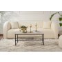 HANAH HOME Sto za dnevnu sobu Asude Black Travertine - slika 2