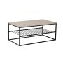 HANAH HOME Sto za dnevnu sobu Asude Black Travertine - slika 5