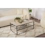 HANAH HOME Sto za dnevnu sobu Asude Black Travertine - slika 1