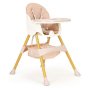 ECO TOYS STOLICA ZA HRANJENJE 2U1 PINK/WHITE - slika 1