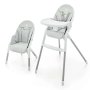 KINDERKRAFT STOLICA ZA HRANJENJE DINNLY LIGHT GREY - slika 1