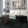 HANAH HOME Sto za dnevnu sobu Dolunay Walnut Anthracite - slika 2