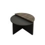 HANAH HOME Sto za dnevnu sobu Dolunay Walnut Anthracite - slika 4