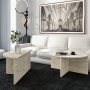 HANAH HOME Sto za dnevnu sobu Dolunay Travertine - slika 2