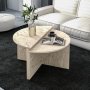 HANAH HOME Sto za dnevnu sobu Dolunay Travertine - slika 1