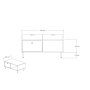 HANAH HOME Sto za dnevnu sobu Nando Atlantic Pine - slika 5
