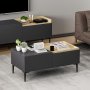 HANAH HOME Sto za dnevnu sobu Mia Anthracite - slika 1