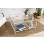 HANAH HOME Sto za dnevnu sobu Uranus White Transparent - slika 1
