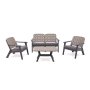 HANAH HOME Baštenski sto Silva Anthracite Mink - slika 3