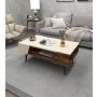 HANAH HOME Sto za dnevnu sobu Aren Beige Light Walnut - slika 2