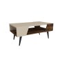 HANAH HOME Sto za dnevnu sobu Aren Beige Light Walnut - slika 4