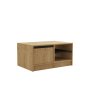 HANAH HOME Sto za dnevnu sobu Sirek Sapphire Oak Anthracite - slika 4
