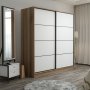 HANAH HOME Ormar u braon - beloj boji Kale 3972 (506MNR2530) - slika 3