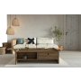 HANAH HOME Sto za dnevnu sobu Boey Walnut - slika 2