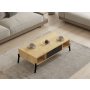 HANAH HOME Sto za dnevnu sobu Faro Sapphire Oak Antracite - slika 4