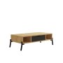 HANAH HOME Sto za dnevnu sobu Faro Sapphire Oak Antracite - slika 5