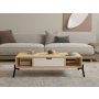 HANAH HOME Sto za dnevnu sobu Faro Sapphire Oak White - slika 3