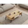 HANAH HOME Sto za dnevnu sobu Faro Sapphire Oak White - slika 4