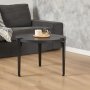 HANAH HOME Sto za dnevnu sobu Fregoia Anthracite Black - slika 1