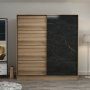 HANAH HOME Ormar u braon - crnoj boji Kale 3981 (506MNR2538) - slika 1