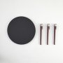 HANAH HOME Sto za dnevnu sobu Fregoia Anthracite Burgundy - slika 4