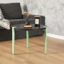 HANAH HOME Sto za dnevnu sobu Fregoia Anthracite Mint Green - slika 1